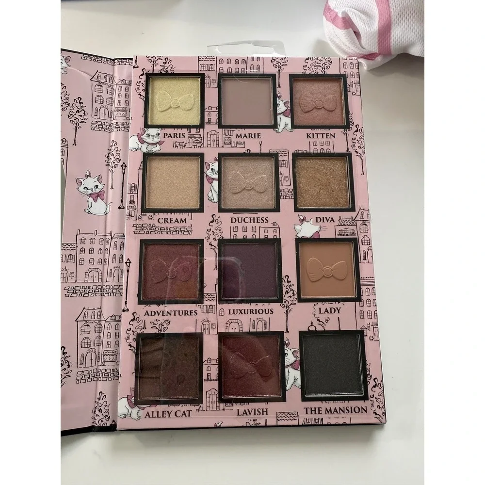 Disney Aristocats Marie Lip Balm & Eyeshadow Palette Duo‎ Gift Set Coquette NEW
